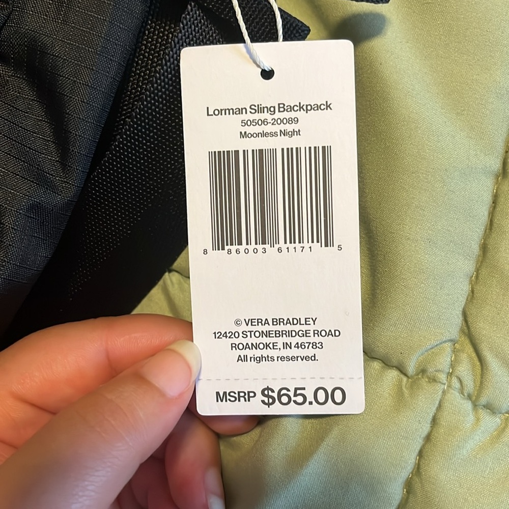 Vera Bradley Lorman Sling Backpack - Picture 7 of 7